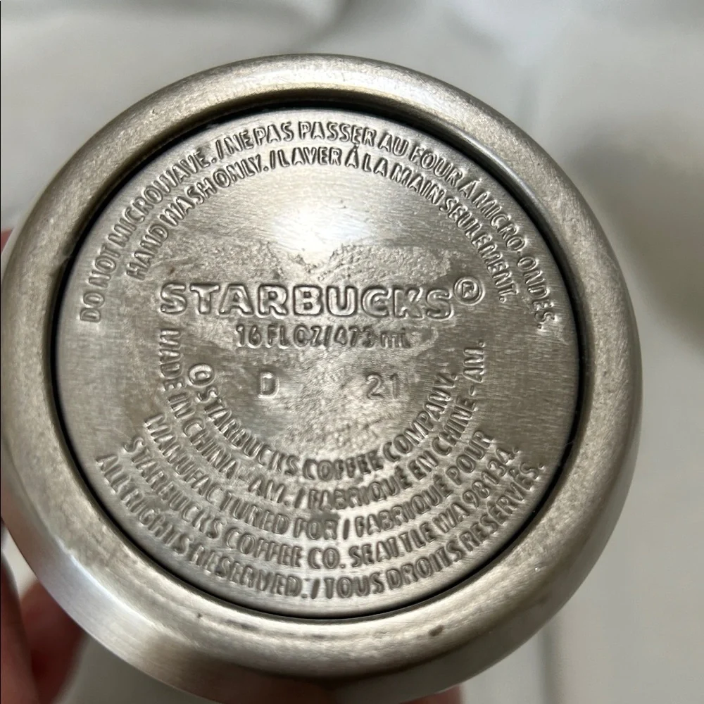 Starbucks Mermaid Siren 16oz Iridescent Stainless Steel Insulated Tumbler - Picture 6 of 6
